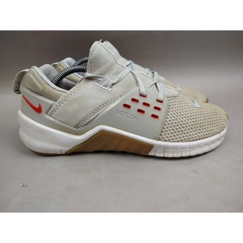 Nike Free Metcon 2 Men Sneakers‎ 8.5 Gray Mesh Lace Up Running Athletic Shoes